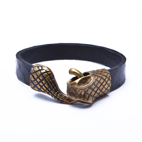 python bracelet - black