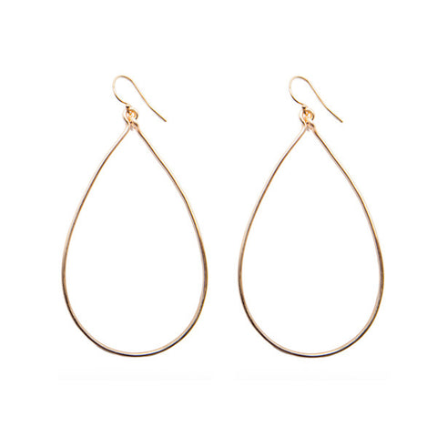 teardrop hoops - large