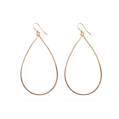 teardrop hoops - medium