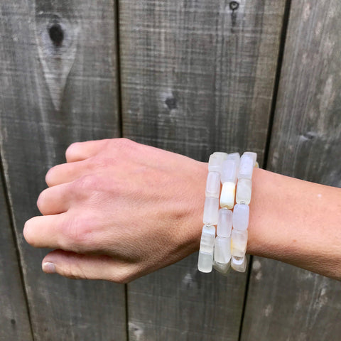 snow quartz bracelet