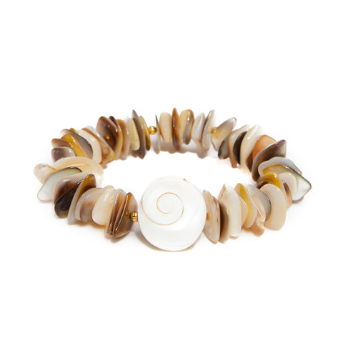 shiva shell bracelet