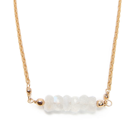 'tara' necklace with moonstone