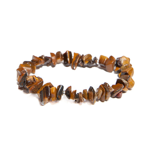 tigers eye chip bracelet