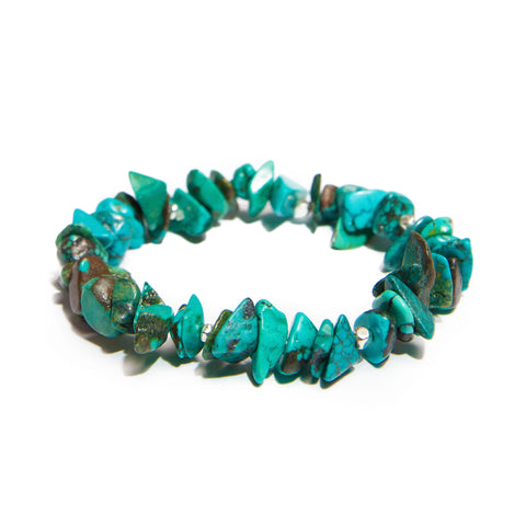 turquoise chip bracelet