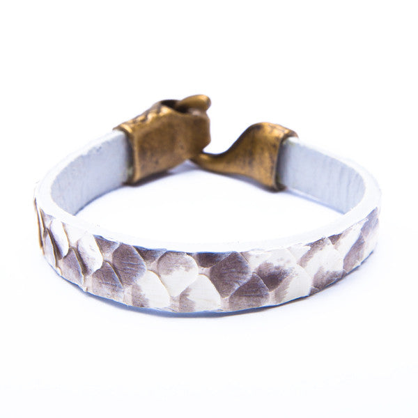 python bracelet - white | Liana Paula
