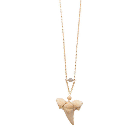 'siren' sharks tooth necklace