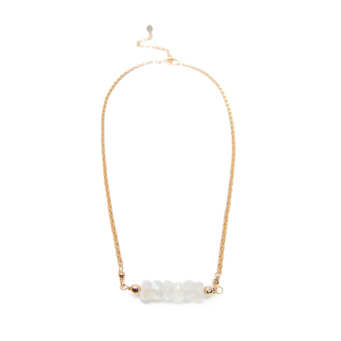 'tara' necklace with moonstone