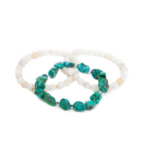 'love stone' gift set with turquoise - $79